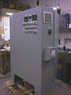 Control Panel for operating a tape packaging machine (Roll Wrapper)